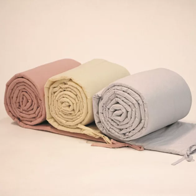 Petite&Mars Rácsvédő kiságyba, TILLY, Dusty Pink, 180 cm