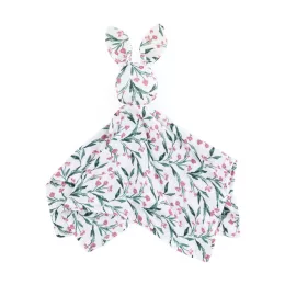   Petite&Mars Bambusz muszlin szundikendő Hugo Pink Meadow 0m+