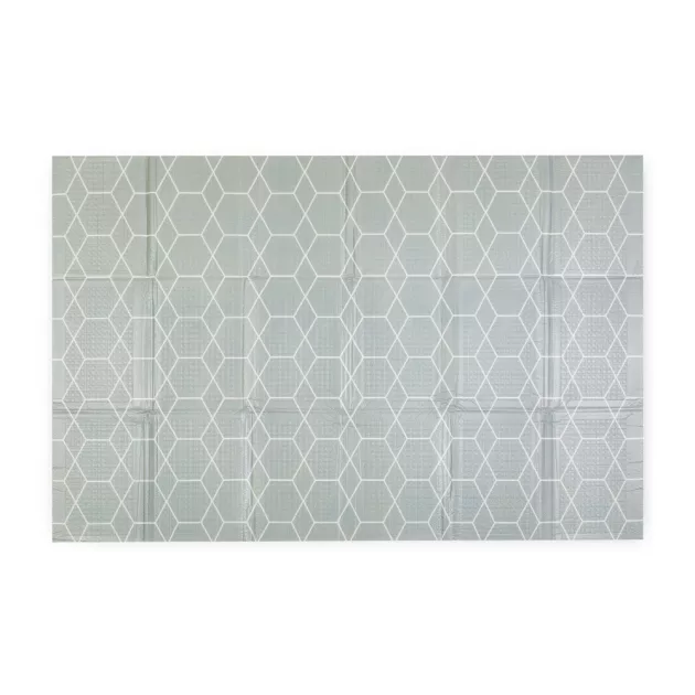 PETITE&MARS Összecsukható játszószőnyeg Campy L 130x200cm - Állatok&Hexagon