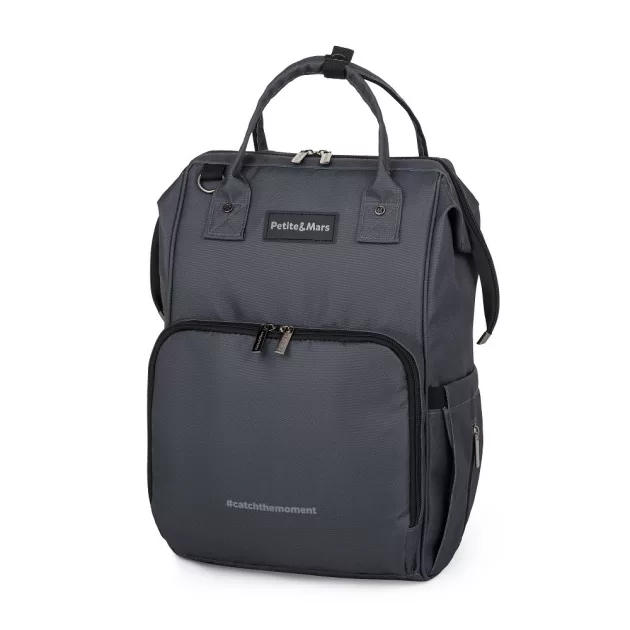 Petite&Mars Pelenkázó hátizsák babakocsihoz Jack - Catchthemoment sorozat - Ultimate Grey
