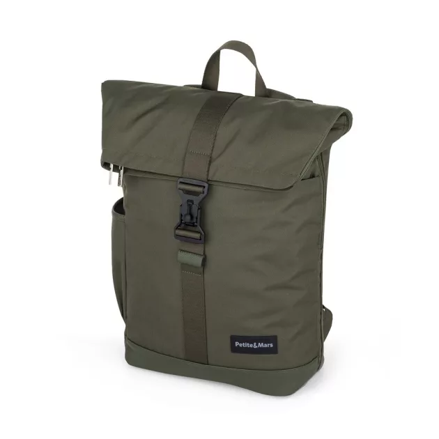 Petite&Mars Pelenkázó hátizsák babakocsira Jackob - Military Green