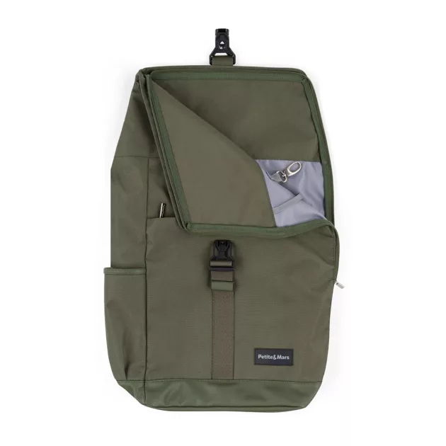 Petite&Mars Pelenkázó hátizsák babakocsira Jackob - Military Green