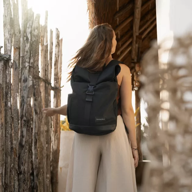 Petite&Mars Pelenkázó hátizsák babakocsira Jackob - Ultimate Grey