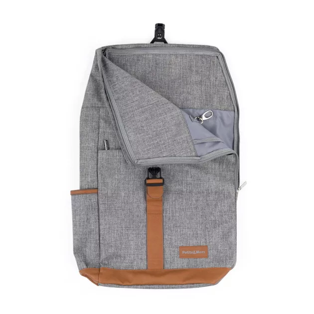 Petite&Mars Pelenkázó hátizsák babakocsira Jackob - Ultimate Grey