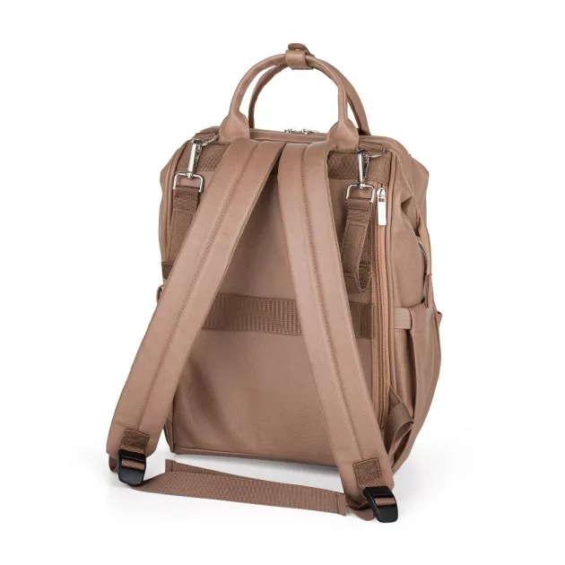 Petite&Mars Pelenkázó hátizsák babakocsihoz Jasper - Camel Beige