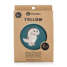   Petite&Mars Elasztikus térdvédők kúszáshoz, Follow, Misty Green