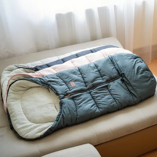 Petite&Mars Állítható bundazsák 3in1 Jibot - Pale Eucalypt