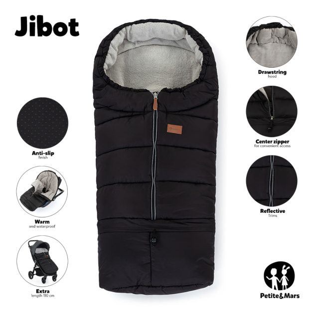 Petite&Mars Állítható bundazsák, 3in1 Jibot, Ocean Blue