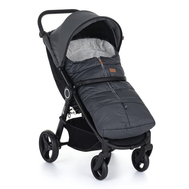 Petite & Mars Állítható bundazsák 3in1 Jibot Charcoal Grey