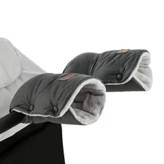   PETITE&MARS Kesztyű / Kézmelegítő babakocsira Jasie Charcoal Grey