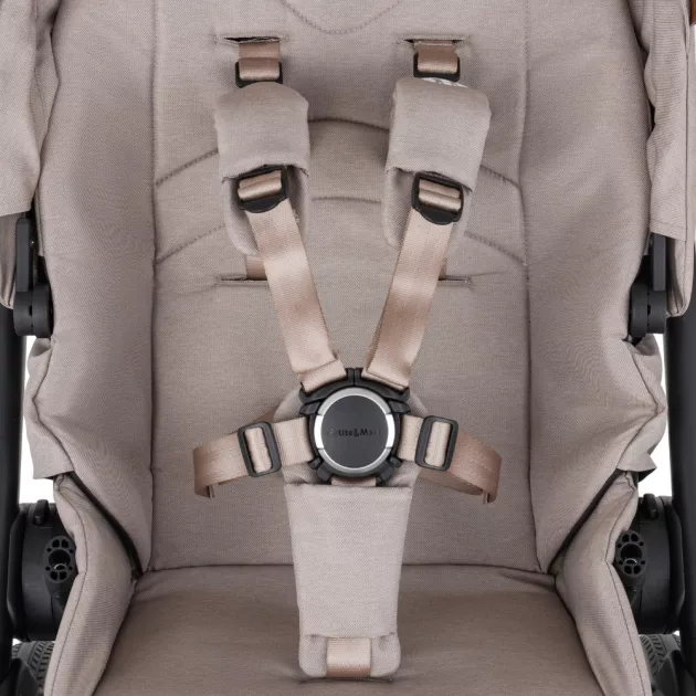Petite&Mars Kombinált babakocsi SCOUT 2in1 - Cappuccino Cream