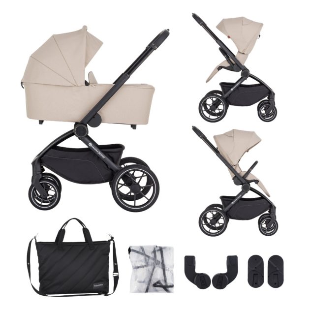 Petite&Mars Kombinált babakocsi SCOUT 2in1 Soft Mousse