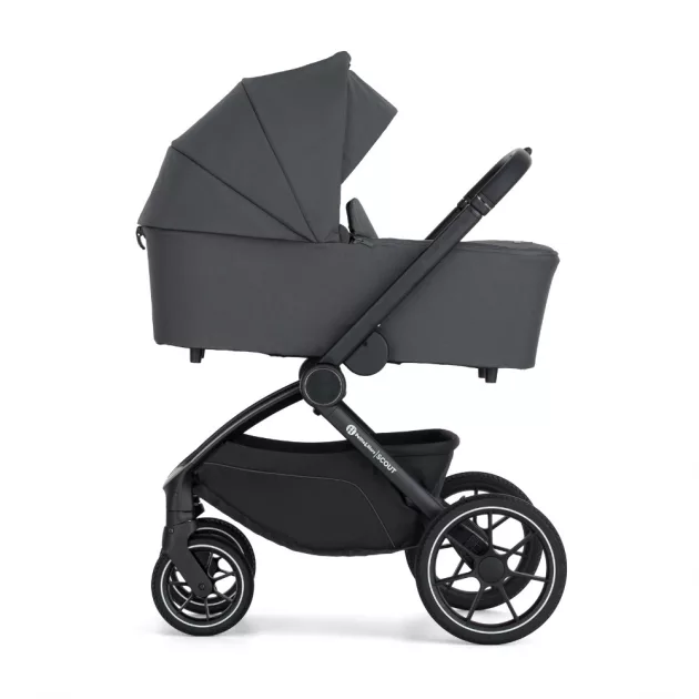 Petite&Mars Kombinált babakocsi SCOUT 2in1 - Anthracite Moon