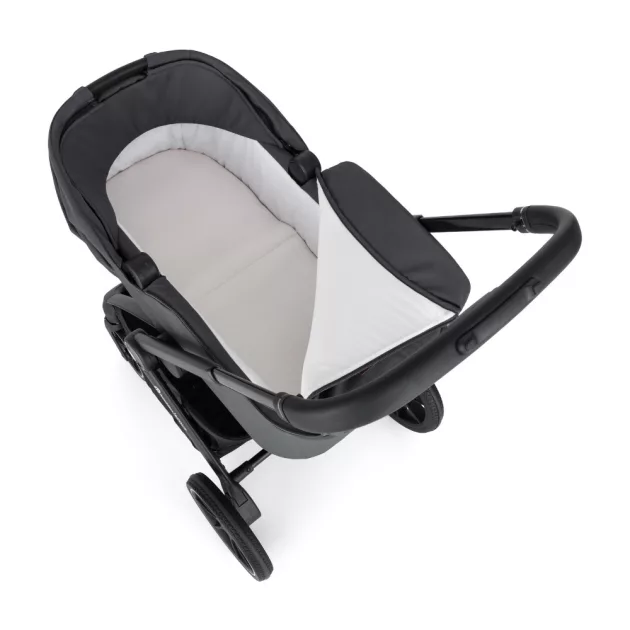 Petite&Mars Kombinált babakocsi SCOUT 2in1 - Anthracite Moon