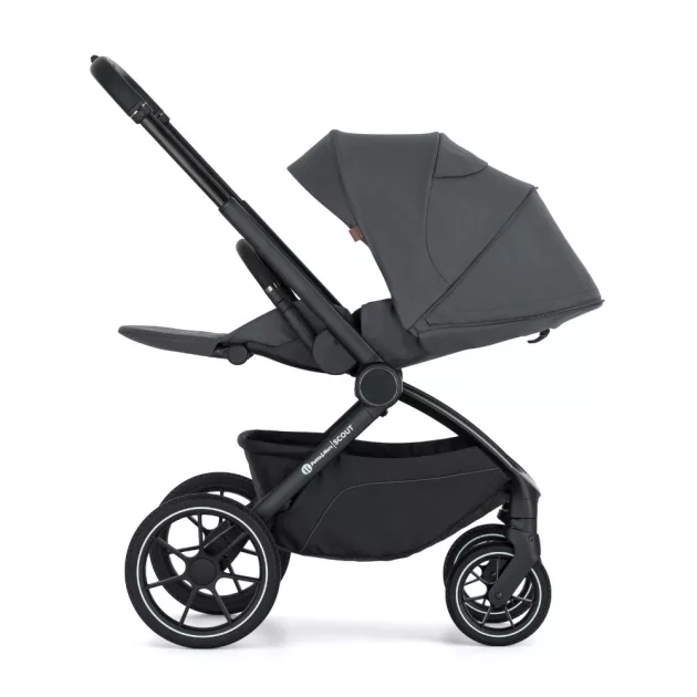 Petite&Mars Kombinált babakocsi SCOUT 2in1 - Anthracite Moon