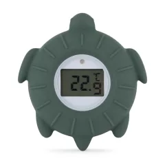   Petite&Mars Szilikon digitális vízhőmérő Turtle Terry Misty Green 0hó+