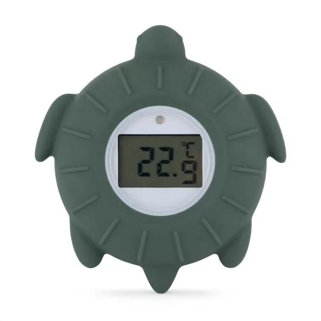 Petite&Mars Szilikon digitális vízhőmérő Turtle Terry Misty Green 0hó+