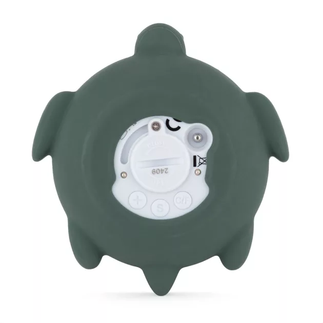 Petite&Mars Szilikon digitális vízhőmérő Turtle Terry Misty Green 0hó+