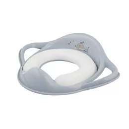   Maltex Puha WC szűkítő fogantyúval, bálna, Minimal, satin blue