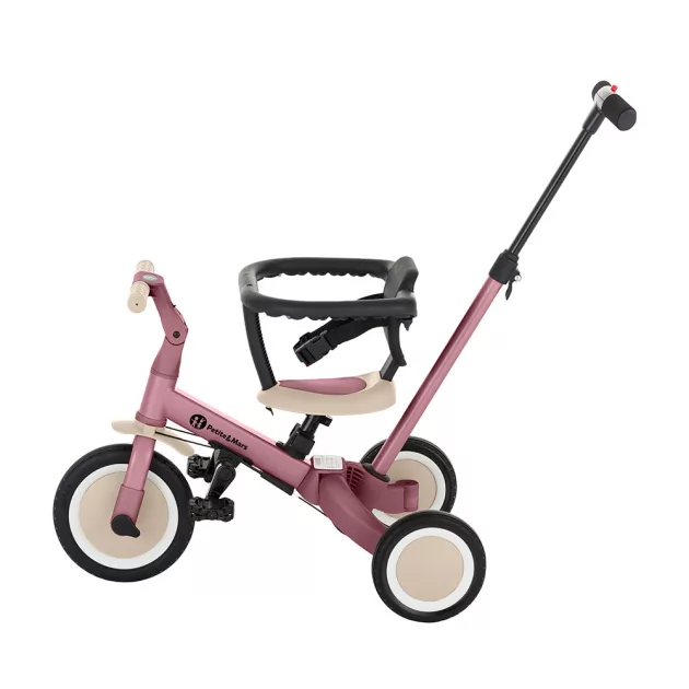 Petite&Mars Multifunkciós tricikli 5in1 Turbo - Dusty Rose