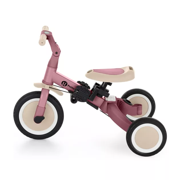 Petite&Mars Multifunkciós tricikli 5in1 Turbo - Dusty Rose