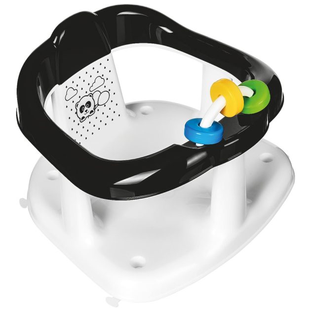 Maltex Panda játékos Babaülőke kádba - Fehér/Fekete