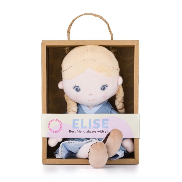 Petite & Mars Plüss játékbaba Elise 0+, 35 cm