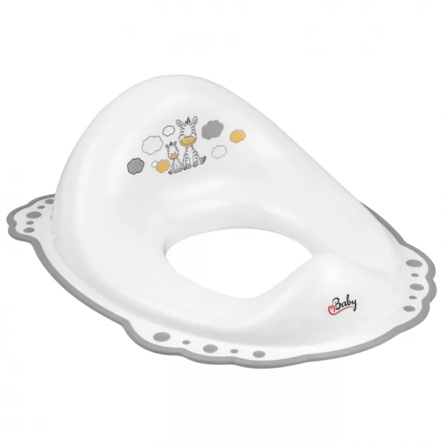 Maltex Csúszásmentes WC szűkítő - Zebra - white/grey