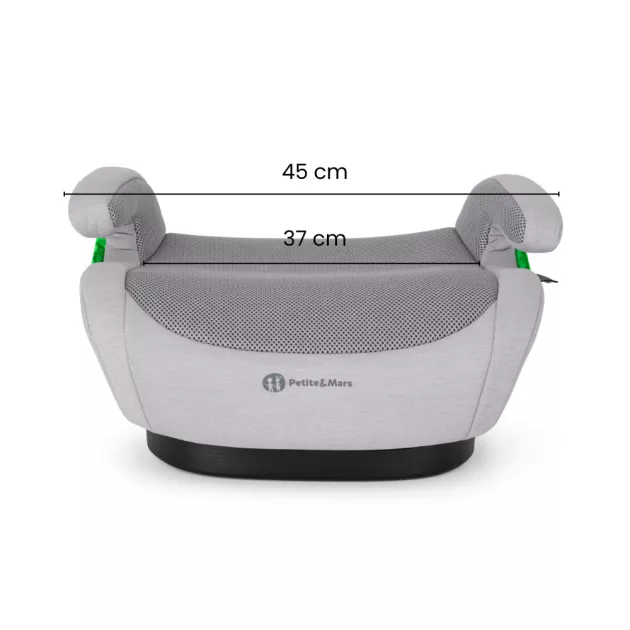 PETITE&MARS Optimus Pro i-Size Air Gentle Grey 125 - 150 cm (22-36 kg)
