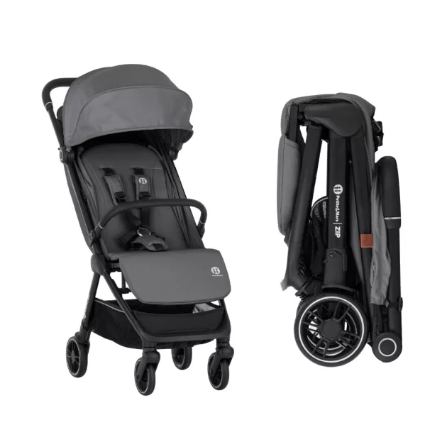 Petite&Mars Sport babakocsi Zip Smoky Anthracite