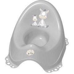 Maltex Csúszásmentes bili dallamokkal, zebra, grey