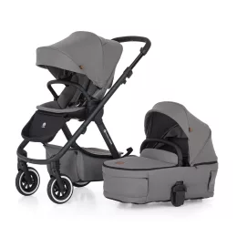   Petite&Mars Kombinált babakocsi, ICON 2in1, Dove Grey, LITE AIR