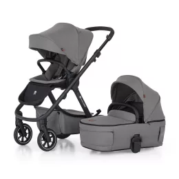   Petite&Mars Kombinált babakocsi, ICON 2in1, Dove Grey, LITE RWS