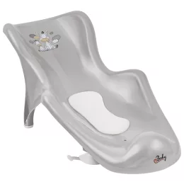   Maltex Csúszásgátló betéttel ellátott Babaülőke kádba Zebra - Szürke