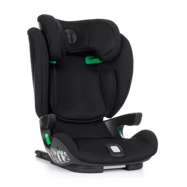 Petite&Mars Autósülés, Elite Pro i-Size, Black Air, 100-150 cm, (15-36 kg)