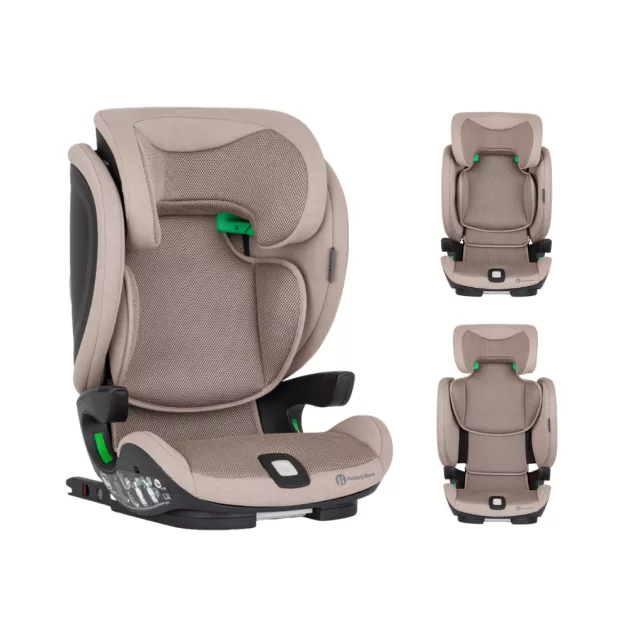 PETITE&MARS Autósülés Elite Fix Pro i-Size Air 100-150 cm (15-36 kg) - Tan Brown 