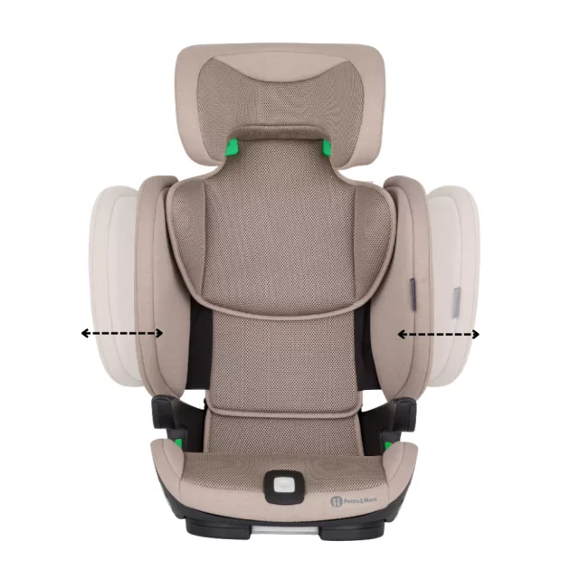 PETITE&MARS Autósülés Elite Fix Pro i-Size Air 100-150 cm (15-36 kg) - Tan Brown 