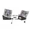 PETITE&MARS Autósülés Twistguard Pro i-Size Air 40-150 cm (0-36 kg) - Gentle Grey