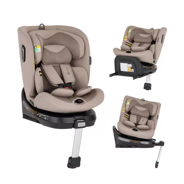 PETITE&MARS Autósülés Twistguard Pro i-Size Air 40-150 cm (0-36 kg) - Tan Brown