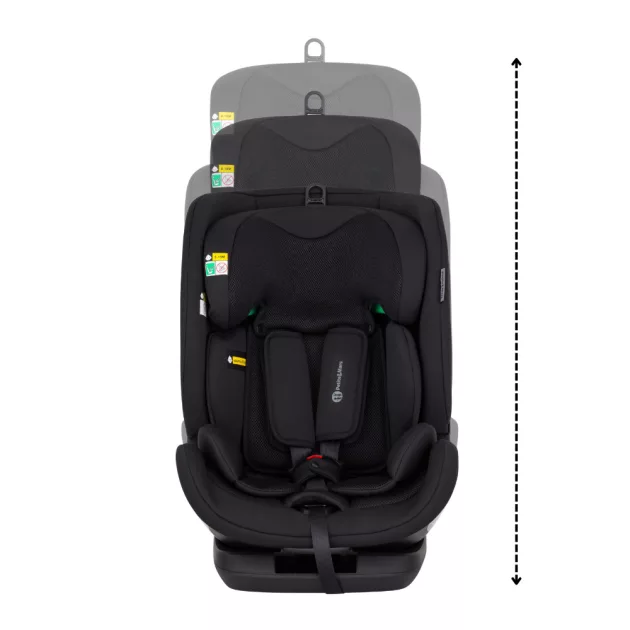 PETITE&MARS Autósülés Prime Pro i-Size Air 76-150 cm (9-36 kg) - Coal Black