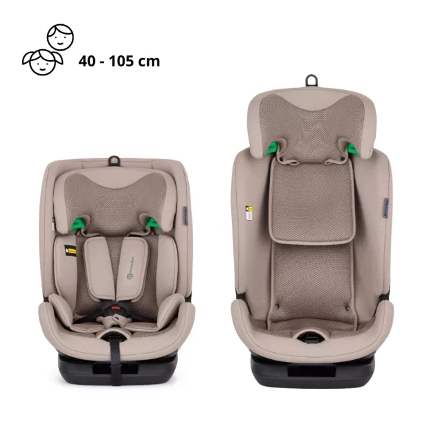 PETITE&MARS Autósülés Prime Pro i-Size Air 76-150 cm (9-36 kg) - Tan Brown