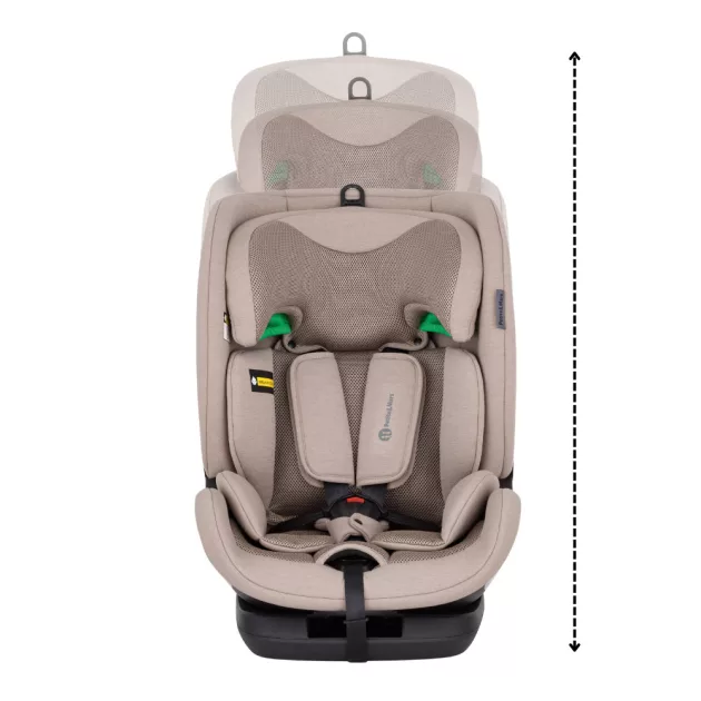 PETITE&MARS Autósülés Prime Pro i-Size Air 76-150 cm (9-36 kg) - Tan Brown