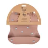 PETITE&MARS Szilikon előke Take&Match Kék Helikopterek 6m+