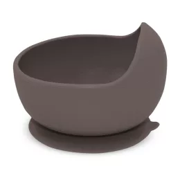  Petite&Mars Szilikon tál tapadókoronggal Take&Match Bitter Cocoa 6m+