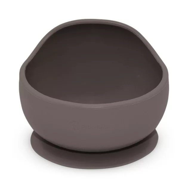 Petite&Mars Szilikon tál tapadókoronggal Take&Match Bitter Cocoa 6m+