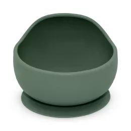   Petite&Mars Szilikon tál tapadókoronggal, Take&Match, Misty Green, 6 hó+