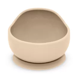   Petite&Mars Szilikon tál tapadókoronggal, Take&Match, Desert Sand, 6 hó+