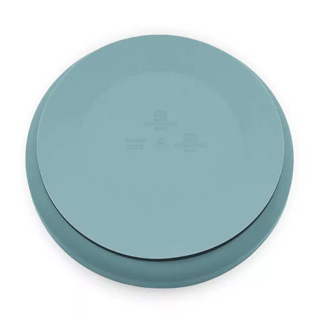 Petite&Mars Szilikon tányér tapadókoronggal Take&Match Frosted Sky 6m+