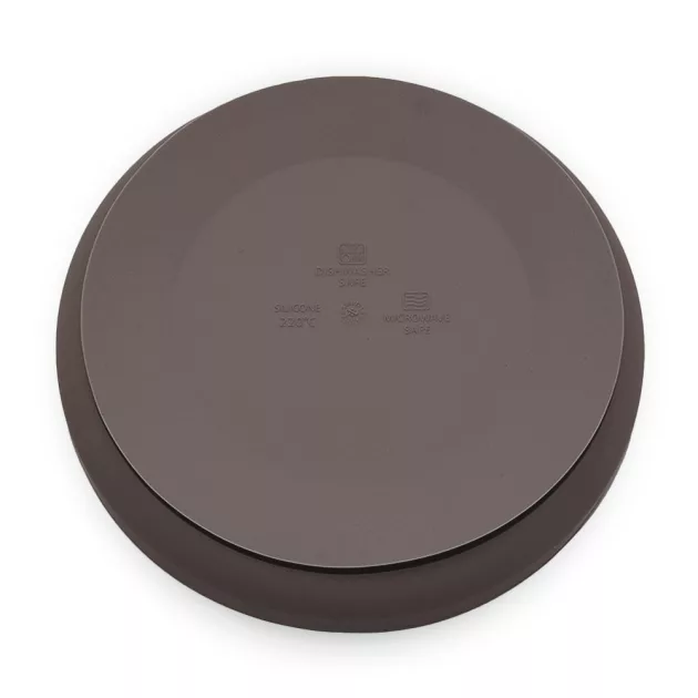 Petite&Mars Szilikon tányér tapadókoronggal Take&Match Bitter Cocoa 6m+