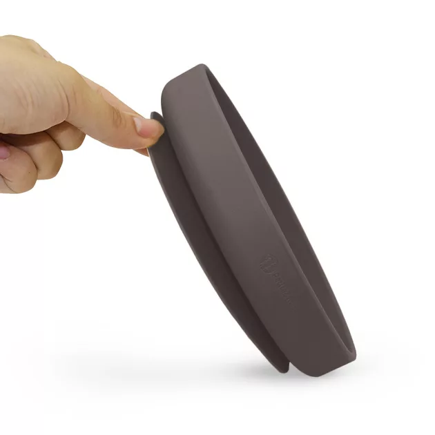 Petite&Mars Szilikon tányér tapadókoronggal Take&Match Bitter Cocoa 6m+